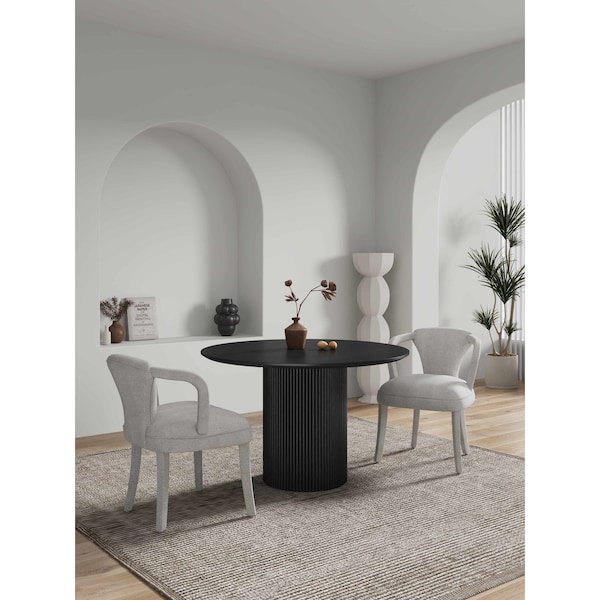 Manhattan Comfort Palmer Dining Armchair in Silver Lining, 2PK 2-DC088AR-SL - main